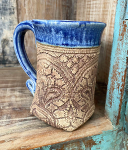 Lace-Impressed Mug