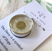 Load image into Gallery viewer, Silver Botanical Necklace - Deep Round
