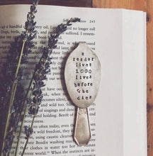 Load image into Gallery viewer, Up-cycled Silverware Bookmark
