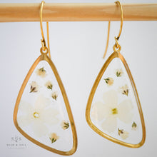 Load image into Gallery viewer, Gold Botanical Earrings
