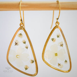 Gold Botanical Earrings
