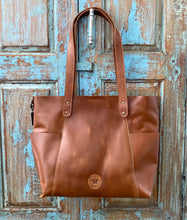 Load image into Gallery viewer, Genuine Leather Tote Bag
