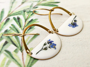 Gold Botanical Earrings