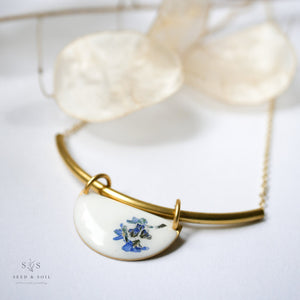 Gold Botanical Necklace