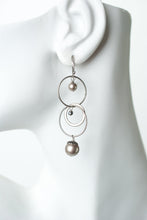 Load image into Gallery viewer, Silver and Pearl Earrings
