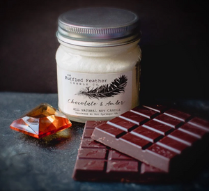 Chocolate & Amber Soy Candle