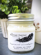 Load image into Gallery viewer, Peppermint &amp; Eucalyptus, Soy Candle
