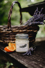 Load image into Gallery viewer, Lavender &amp; Tangerine, Soy Candle
