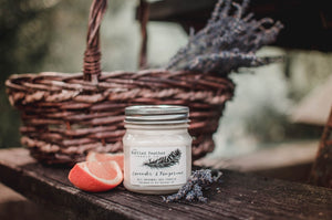 Lavender & Tangerine, Soy Candle
