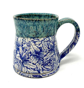 Handcrafted Floral Mug
