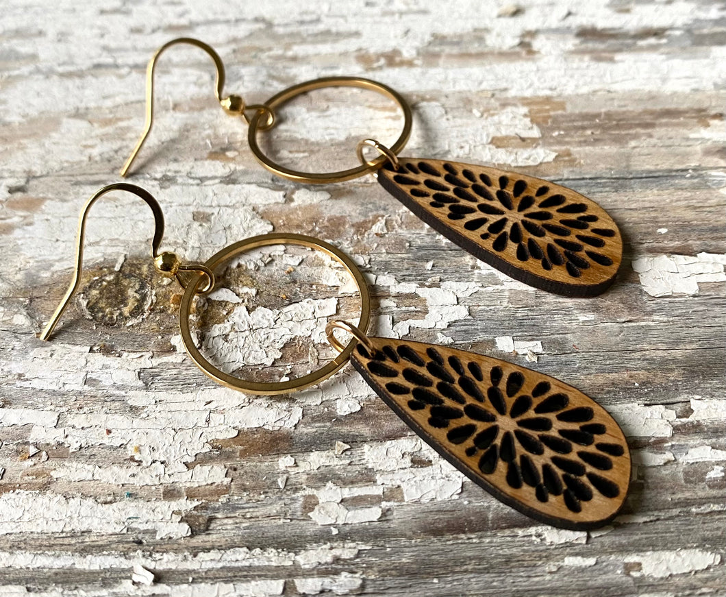 Wood Earrings