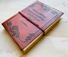 Load image into Gallery viewer, Handmade Leather Journal and Sketchbook - Jane Austen
