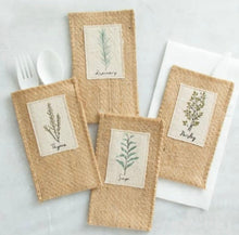 Load image into Gallery viewer, Cutlery Pouches - Herb Assortment
