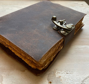 Handmade Leather Journal and Sketchbook