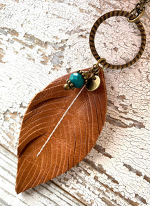 Brass & Leather Necklace