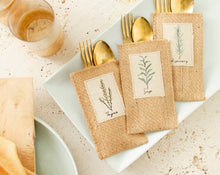Load image into Gallery viewer, Cutlery Pouches - Herb Assortment
