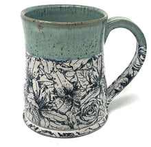 Load image into Gallery viewer, Handcrafted Floral Mug
