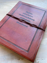 Load image into Gallery viewer, Handmade Leather Journal and Sketchbook - Eleanor Roosevelt

