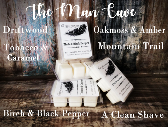 Aroma Melts: The Man Cave, All-Natural Soy Wax Melts