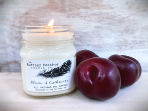 Plum & Cashmere Soy Candle
