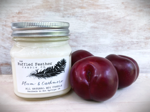 Plum & Cashmere Soy Candle