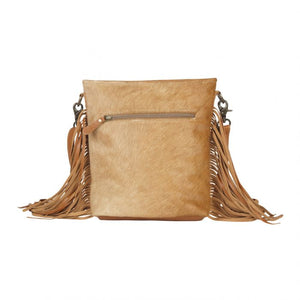 Genuine Leather & Natural Hair-On Shoulder Bag/Cross-body Bag