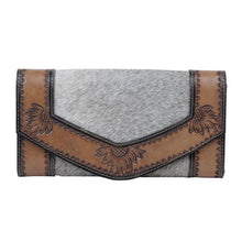 Load image into Gallery viewer, Genuine Leather &amp; Natural Hair-On Wallet
