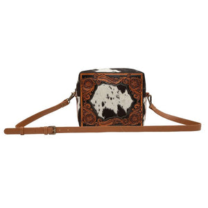 Genuine Leather & Natural Hair-On Shoulder Bag/Cross-body Bag