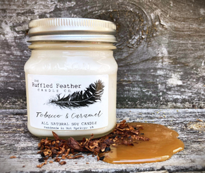 Tobacco & Caramel Soy Candle